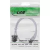 InLine Patch kabelis plāns, U/FTP, Cat.8.1, TPE halogēns nesaturošs, balts 0,25 m