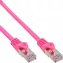InLine Patch Kabelis SF/UTP Cat.5e Rozā 15m