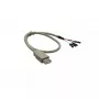 InLine USB 2.0 Adaptera kabelis Type A sievišķais / header savienotājs, 0,40 m, bezkrāsains