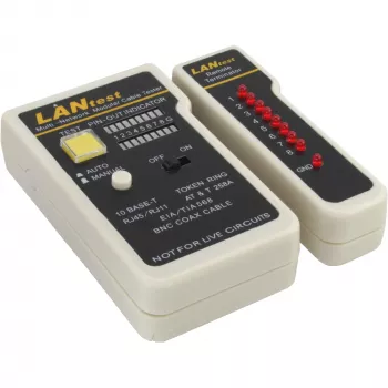Tīkla kabeļu testeris InLine 79998 BNC RJ11 RJ45