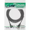 InLine USB 2.0 kabelis ar lejupvērstu A tipa vīrišķo / B tipa vīrišķo savienotāju, melns, 2m