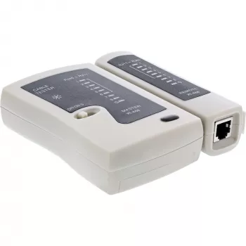 InLine RJ45 kabeļu un savienotāju testeris ar 9 kontroles LED