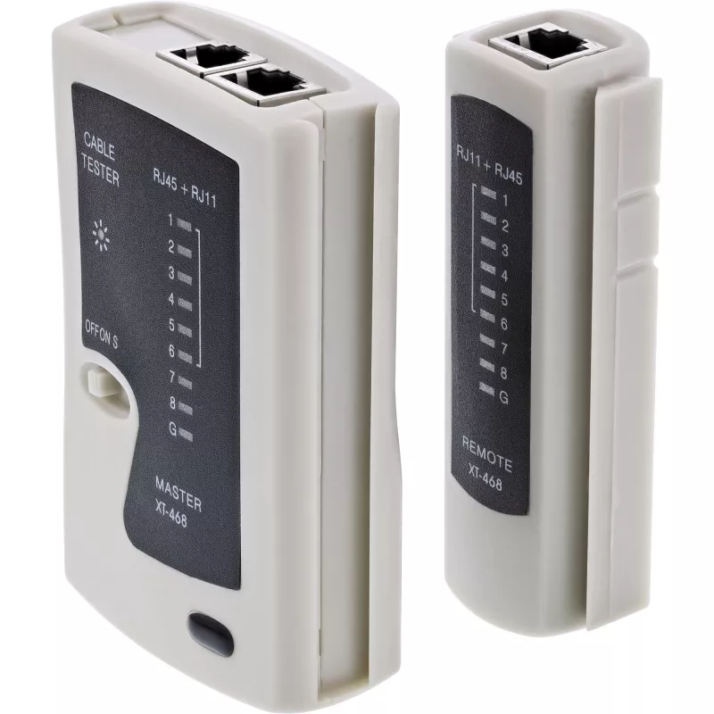 InLine RJ45 kabeļu un savienotāju testeris ar 9 kontroles LED