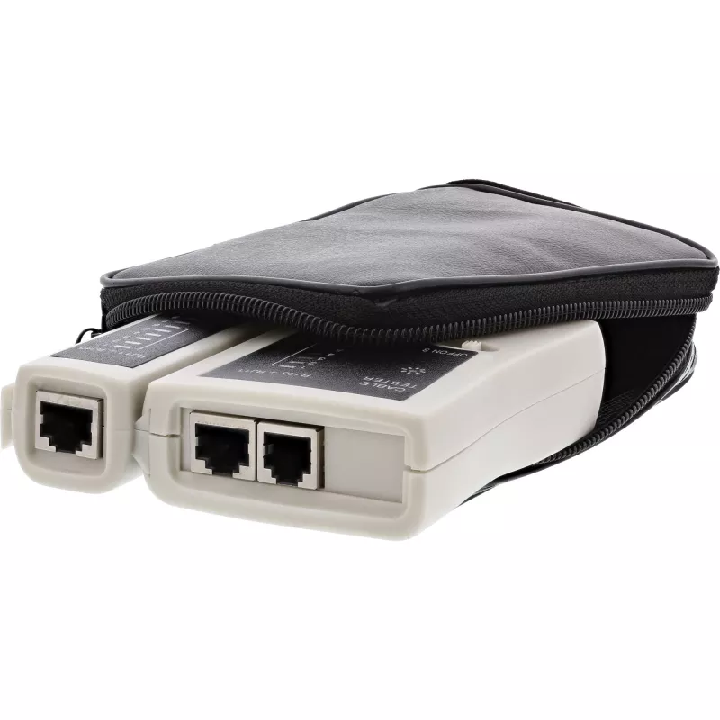 InLine RJ45 kabeļu un savienotāju testeris ar 9 kontroles LED
