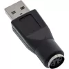 InLine USB Adapter Type A vīrišķais / MD6 sievišķais PS/2 sievišķais