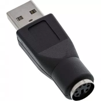 InLine USB Adapter Type A vīrišķais / MD6 sievišķais PS/2 sievišķais