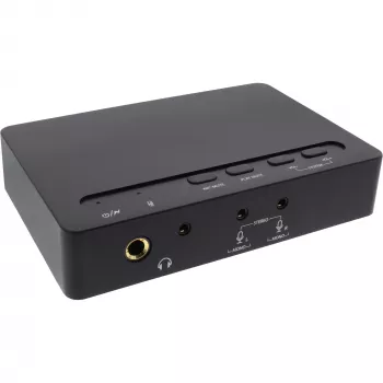 InLine USB 2.0 SoundBox 7.1 48KHz / 16-bit ārējā audio karte