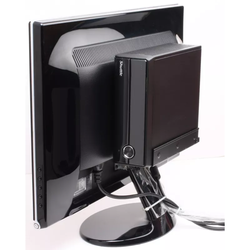 Shuttle PV02 - VESA stiprinājuma piederums 3 litru Slim PC datoriem, metāls, melns