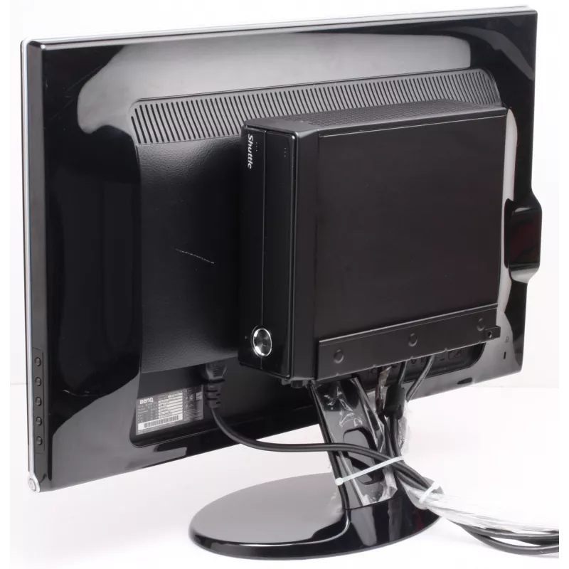 Shuttle PV02 - VESA stiprinājuma piederums 3 litru Slim PC datoriem, metāls, melns