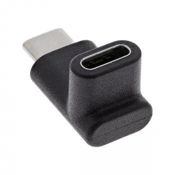 USB 3.2 Gen.2 Adapteris InLine 35807 USB-C vīrišķais uz C sievišķo augšup/lejup leņķveida
