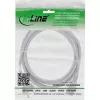 InLine strāvas kabelis, CEE 7/7 taisns / 3-pin IEC C13 vīrišķais, pelēks, 1m