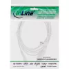InLine strāvas kabelis, Euro kontaktdakša / Euro8 savienotājs, balts, 5,0 m