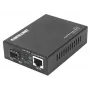 Intellinet Gigabit PoE+ mediju pārveidotājs, 1 x 1000Base-T RJ45 ports uz 1 x SFP slotu, PoE+ injektors