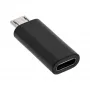 USB 2.0 adapteris InLine 33302I Micro-USB vīrišķais uz USB-C sievišķo