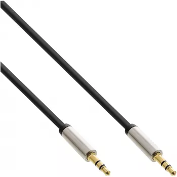 InLine Slim Audio kabelis 3,5 mm vīrietis / vīrietis Stereo 0,5 m
