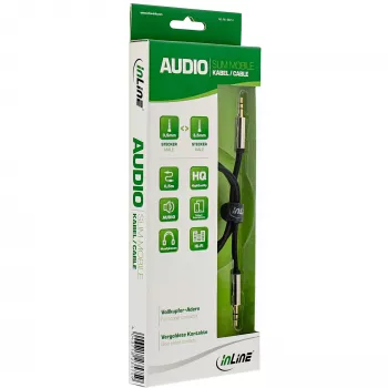 InLine Slim Audio kabelis 3,5 mm vīrietis / vīrietis Stereo 0,5 m