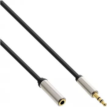 InLine Slim Audio kabelis 3,5 mm vīrietis / sieviete Stereo 1 m