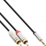 Audio kabelis 3.5mm vīriešu / 2x RCA vīriešu 3m InLine 99243