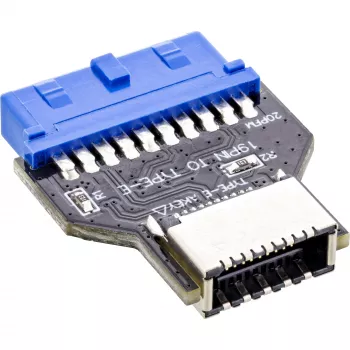 InLine USB 3.0 mātesplates USB 3.2 Type-E Key-A iekšējais adapteris