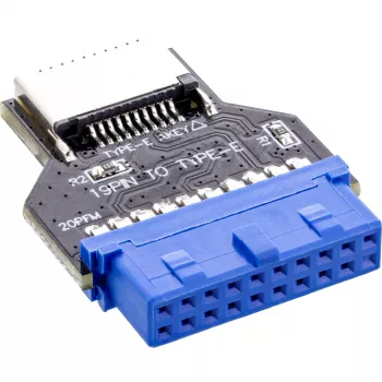 InLine USB 3.0 mātesplates USB 3.2 Type-E Key-A iekšējais adapteris