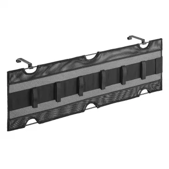 InLine uzglabāšanas tīkls zem galda montāžai ar līmlentām, melns, maks. ierīces platums 30 cm, 310×910×15 mm