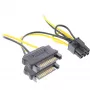InLine strāvas adapteris 2x SATA / 6 kontaktu PCIe grafikas kartei 26628B