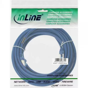 InLine Patch Kabelis S/FTP PiMF Cat.6A bezhalogēns 500MHz zils 7,5m
