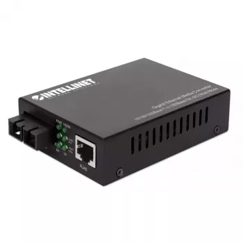 Intellinet Gigabit Ethernet tīkla pārveidotājs 10/100/1000Base-T uz 1000Base-SX (SC) daudzmodu, 550 m, autosarunāšanās