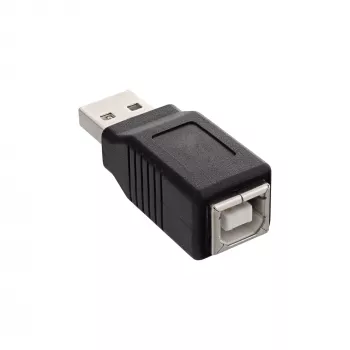 USB 2.0 adapteris Type A vīrišķais / Type B sievišķais InLine 33443