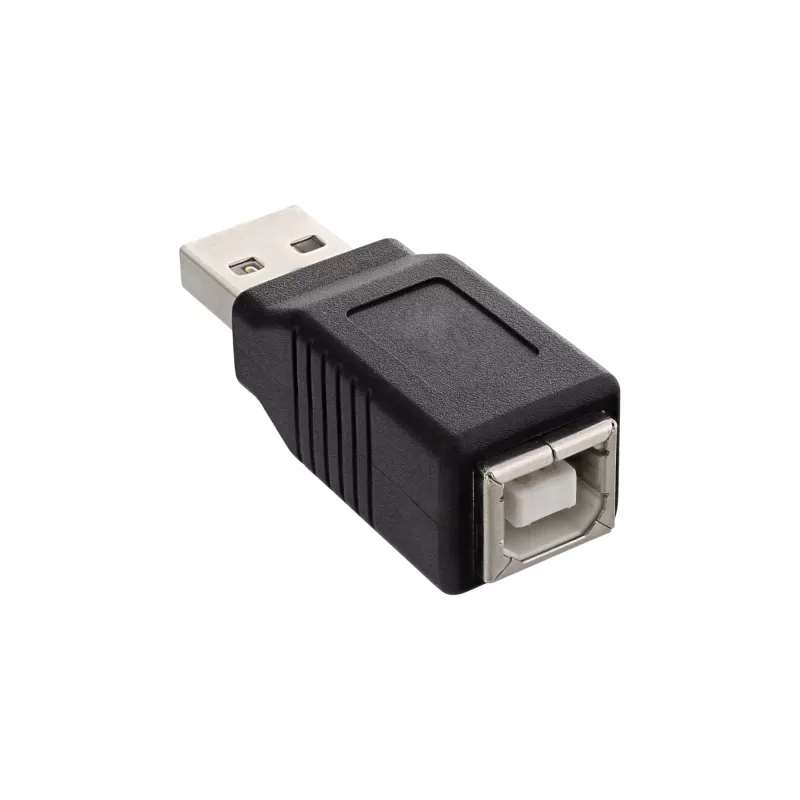 USB 2.0 adapteris Type A vīrišķais / Type B sievišķais InLine 33443