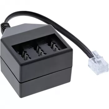 InLine TAE Vācijas adaptera kabelis RJ11 6P4C vīrietis uz TAE NFN sieviete 69942A