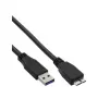 InLine USB 3.2 Gen.1 kabelis Type A vīrišķais / Micro B vīrišķais, melns, 2m