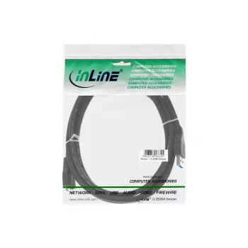 Microconnect USB 3.2 Gen 1 kabelis USB A – Micro-USB B 5 m melns