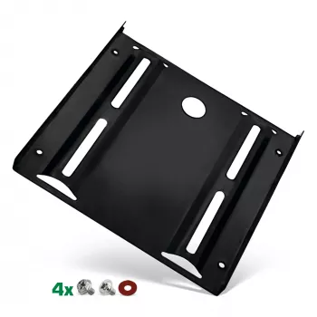 InLine HDD/SSD montāžas rāmis, 2.5 collu uz 3.5 collu, ar skrūvēm, melns