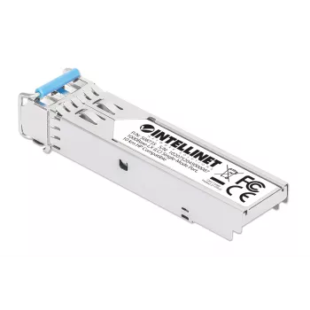 Intellinet Gigabit Fiber SFP optiskais raiduztvērēja modulis 1000Base-LX (LC) vienmoda, 10 km, saderīgs ar HPE, sudraba krāsā