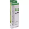 InLine pagarinātājs, 5 kontaktligzdas CEE 7/3, ar aizsardzību un USB QC3.0, balts