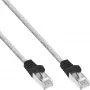 InLine Patch Kabelis SF/UTP Cat.5e caurspīdīgs 1m