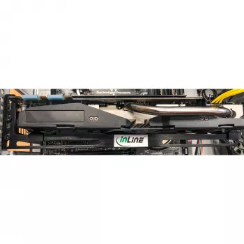 GPU grafiskās kartes atbalsta kronšteins InLine 59955 melns