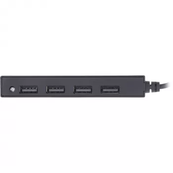 InLine USB 2.0 4-Portu Hubs, USB-A vīrišķais uz 4x USB-A sievišķais, kabelis 15 cm