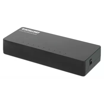 Intellinet 8 Portu Fast Ethernet Slēdzis, Galda Izmērs, Plastmasa, IEEE 802.3az (Energoefektīvs Ethernet), Melns