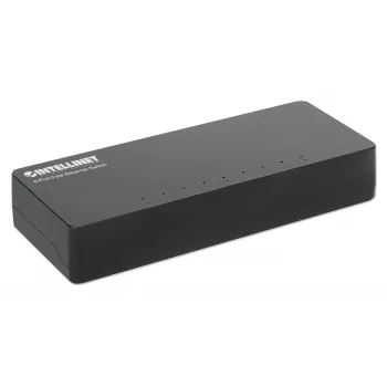 Intellinet 8 Portu Fast Ethernet Slēdzis, Galda Izmērs, Plastmasa, IEEE 802.3az (Energoefektīvs Ethernet), Melns