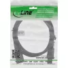 InLine strāvas kabelis, C14 ligzda uz C5 savienotāju, melns, 5m