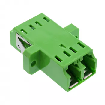 InLine Fiber Optical Adapter Duplex LC/LC SM Keramikas Uzmava Zaļš
