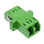 InLine Fiber Optical Adapter Duplex LC/LC SM Keramikas Uzmava Zaļš