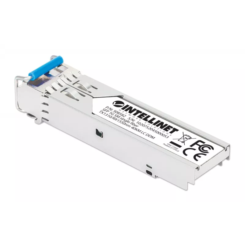 Intellinet Gigabit Fiber WDM Bi-Directional SFP optiskais modulis 1000Base-BX-U LC 40 km