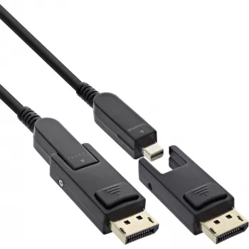 InLine 17240O DisplayPort kabelis 40 m Mini DisplayPort / DisplayPort Melns