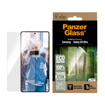PanzerGlass ECO MATRIX ekrāna aizsargs Samsung Galaxy S25 Ultra | Ultra-Wide Fit