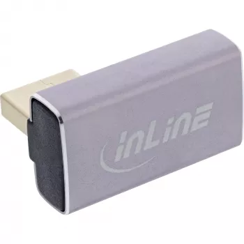 DisplayPort dzimuma pārveidotājs InLine 17291I pelēks melns zeltīts