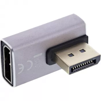 InLine DisplayPort pagarinātājs 17291H, pelēks/melns, zeltīti kontakti