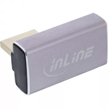 InLine DisplayPort pagarinātājs 17291H, pelēks/melns, zeltīti kontakti